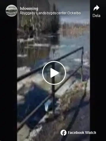 Islossning på Vallsjön
