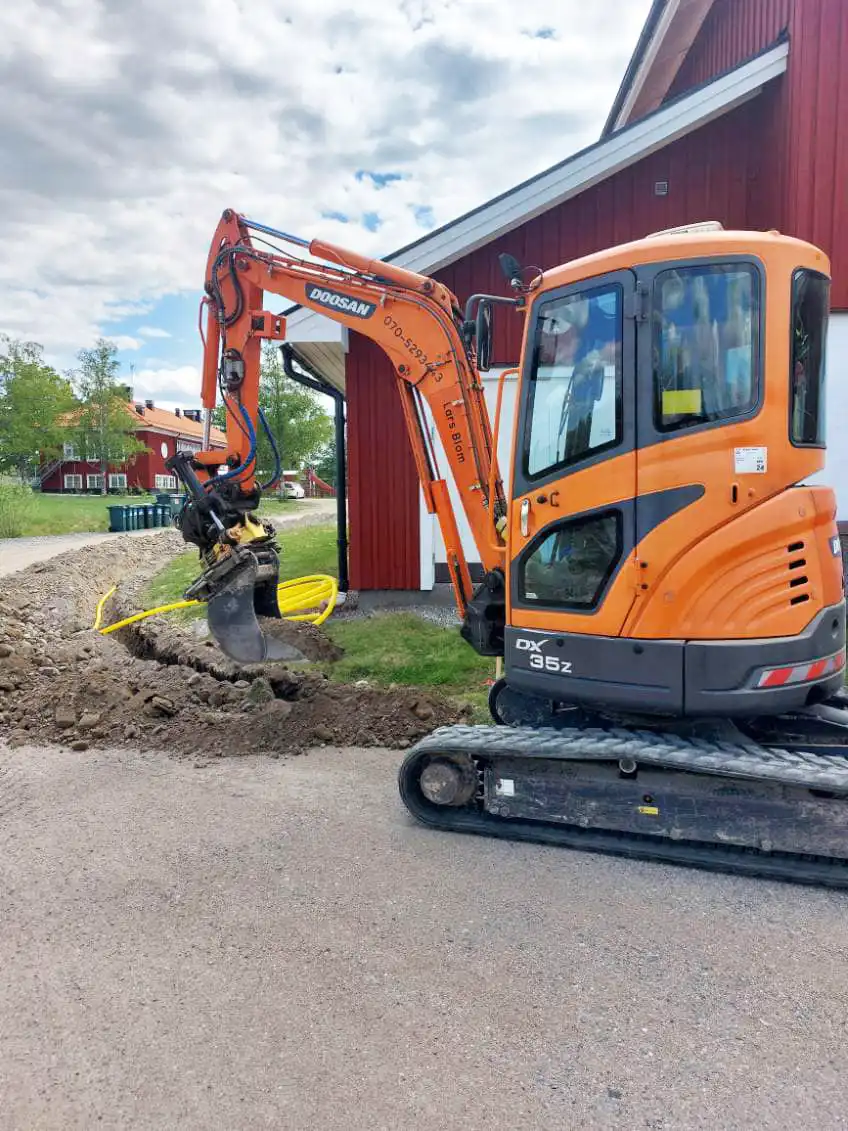 Nu förbereds det för installation av solceller på Åbyggeby Landsbygdscenter i Ockelbo 2023-06-05