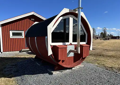 Hyr bastu av Åbyggeby Landsbygdscenter